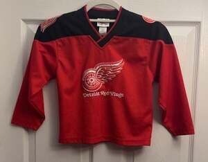 Vintage MightyMac Sports NHL Detroit Red Wings Youth Jersey Size 6